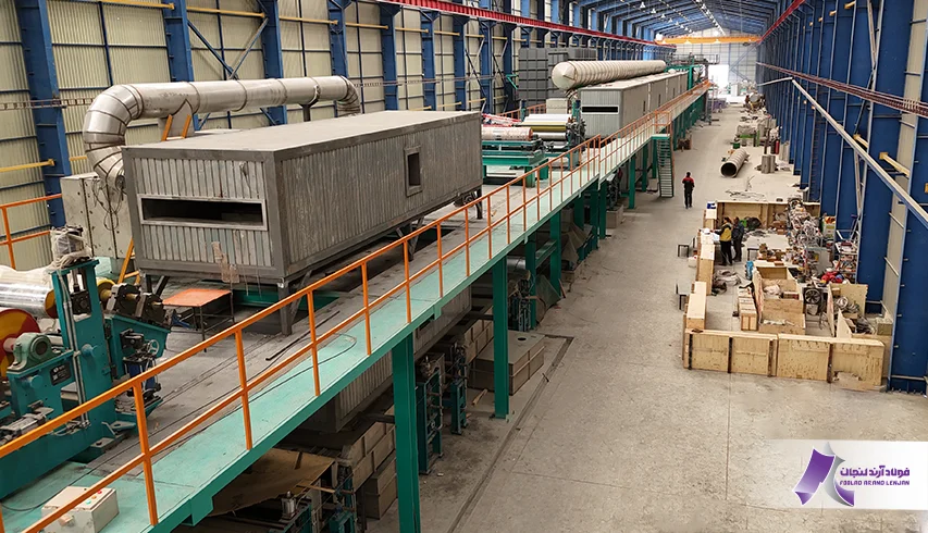 Steel sheet warehouse