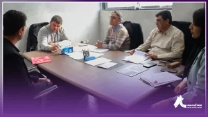 Recruitment interview session at Arand Lenjan Steel